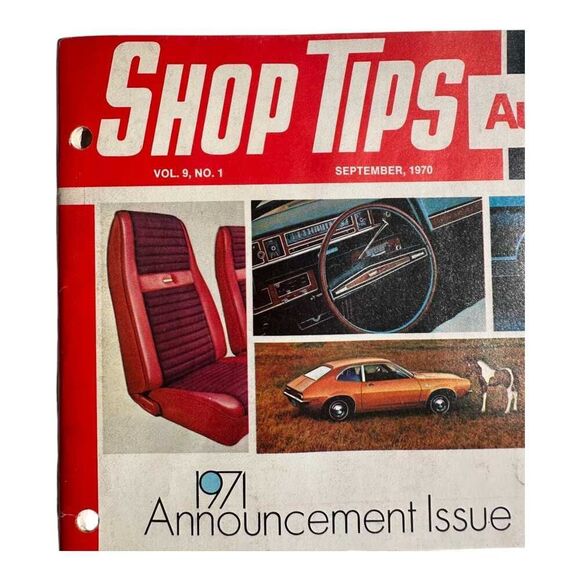 Vintage 1971‎ Ford Shop Tips Autolite Announcement Issue Bulletin Magazine - Picture 2 of 3